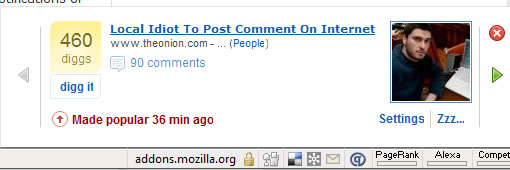 Digg Firefox Notifications