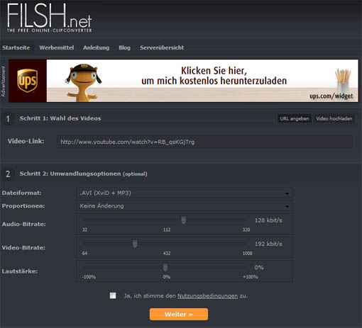 Web Video Conversion On the fly Filsh.net