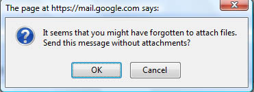 Gmail Labs Forgotten Attachment