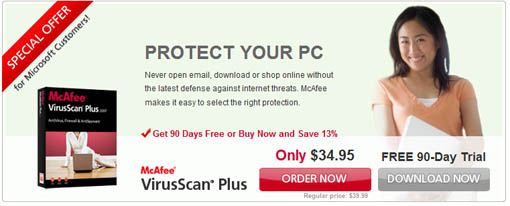 McAfee Virusscan Plus