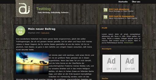 Modern Oak WP Theme