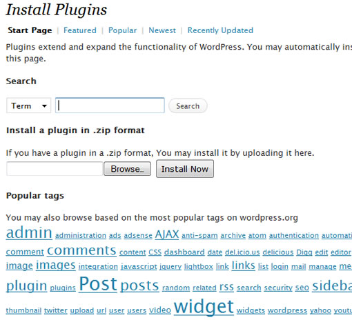 Wordpress Plugin Installer