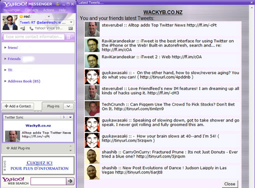 Yahoo Twitter Client