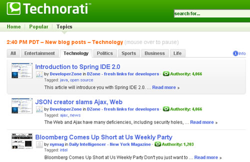 technorati topics technorati topics