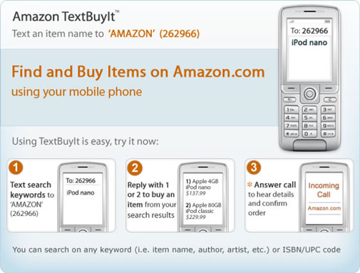 Amazon textBuyIt