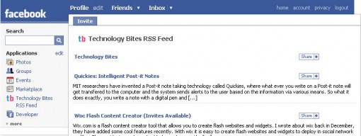 Technology Bites RSS Feed