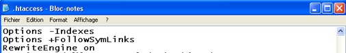 htaccess options indexes
