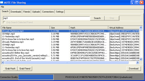 mute anonymous file sharing
