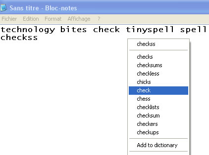 tinyspell tinyspell