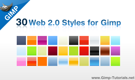 gimp web 2.0 layer styles