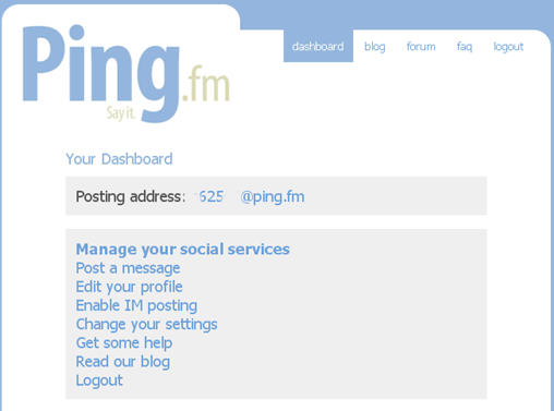 Ping.fm