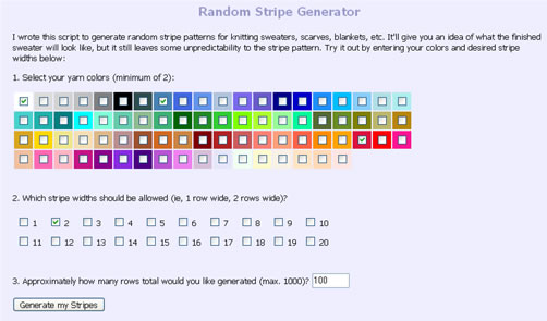 random stripe generator