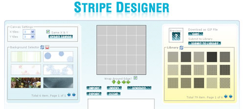 stripe designer