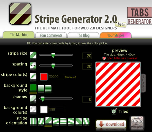 stripe generator