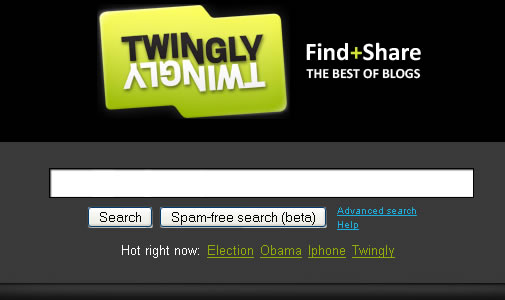 google blog search. Twingly is a new log search