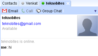 google talk gadget