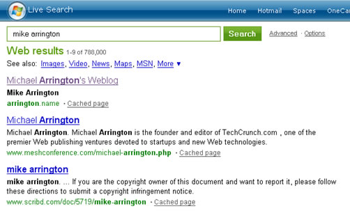 Live Search Live Search