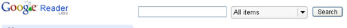 google reader search