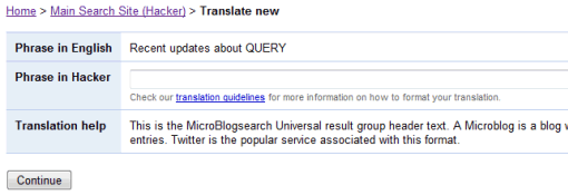google-microblogsearch