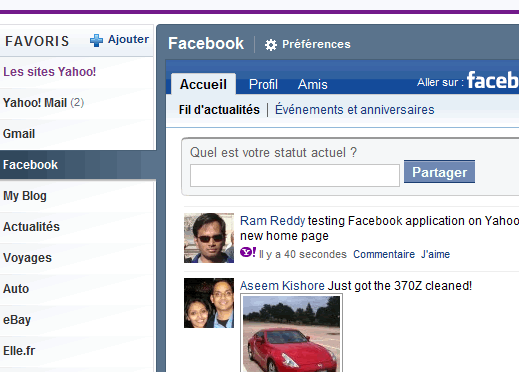 yahoo-facebook-application