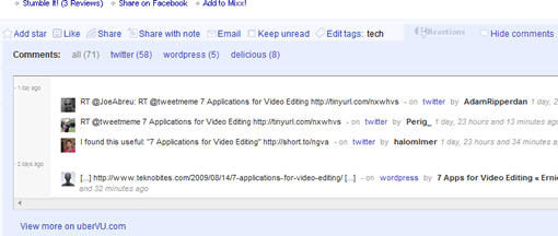 gReactions Aggregates and Pulls Comments into Google Reader