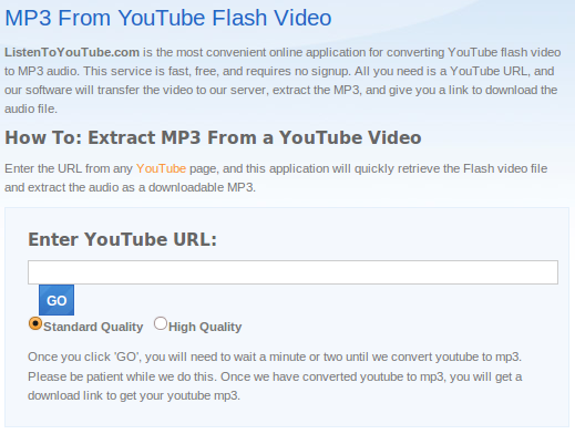 ListenToYouTube.com
