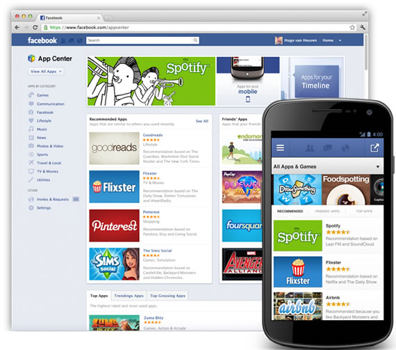 Facebook App Center