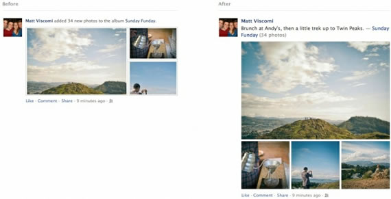 Facebook Photos Feed Redesign
