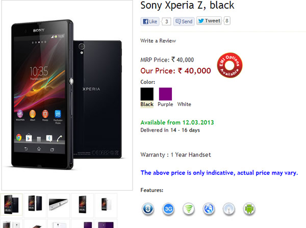 Pre-order-sony-xperia-z