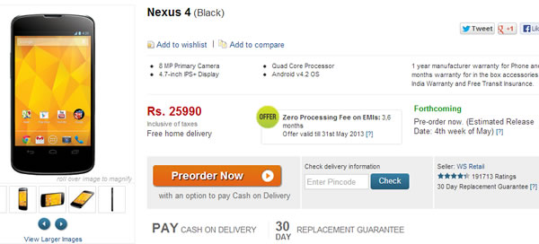 flipkart-nexus-4-pre-orders