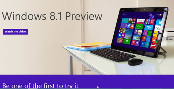 Windows 8.1 Preview Download