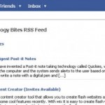 Technology Bites RSS Feed Facebook Application