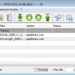 jDownloader: Rapidshare download manager