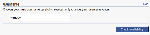 Facebook lets users change usernames