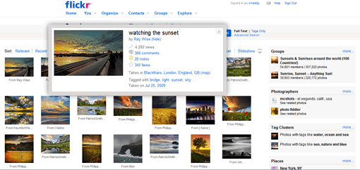 Flickr search revamped