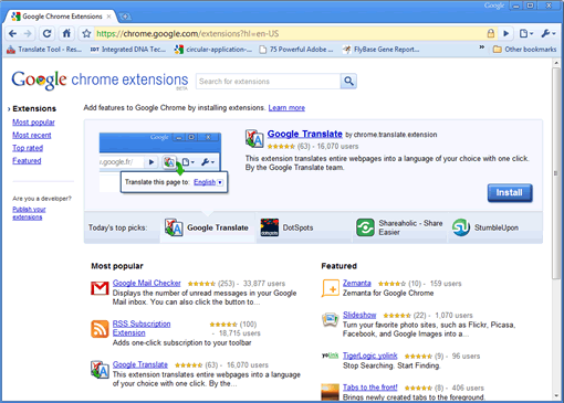 Google Chrome extensions launched in beta