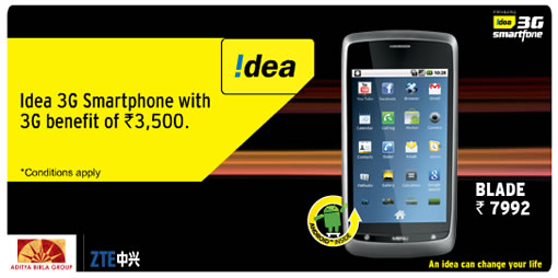 Idea Cellular launches cheap 3G smartphones