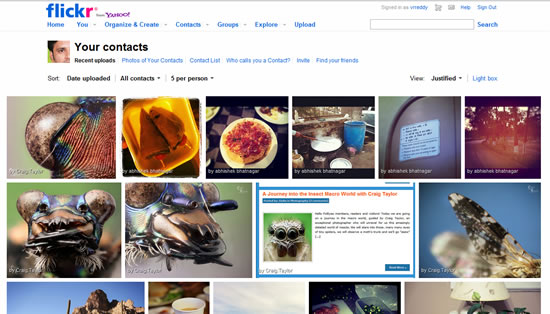 Flickr Rolling out New Design with Justified View
