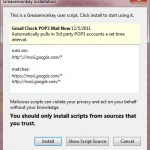 Gmail POP3 Refresh Script for Greasemonkey and Chrome