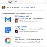 Google+ Button now gives content recommendations