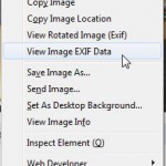 View Exif Data of Photos with Exif Viewer Firefox Addon