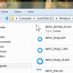How-to Get Windows 8 cursors in Windows 7