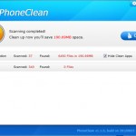 PhoneClean will free up disk space on your iPhone/iPad