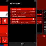 Windows Phone 8 Notification Center