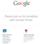 Google Press invites for July 24th Event