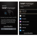 Samsung Galaxy Gear Manager app screenshots leaked ahead of the announcement