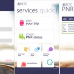 IRCTC Windows Phone App Launched