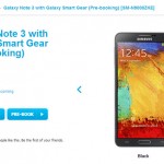 Samsung Galaxy Note 3 and Galaxy Gear on pre-order in India