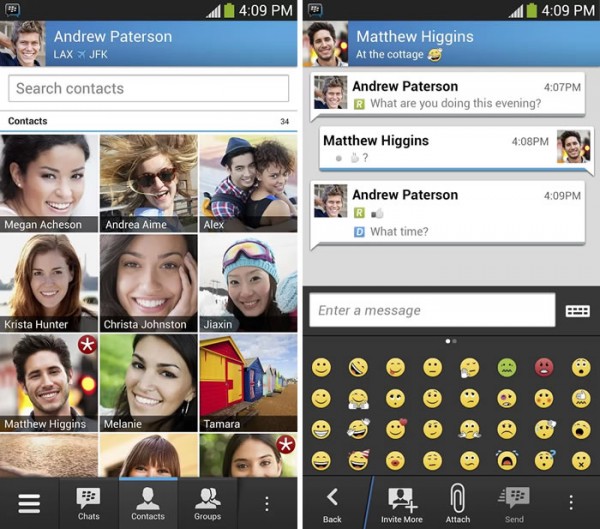 BBM for Android and iOS now available