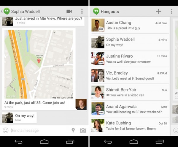 Google+ Hangouts got new features